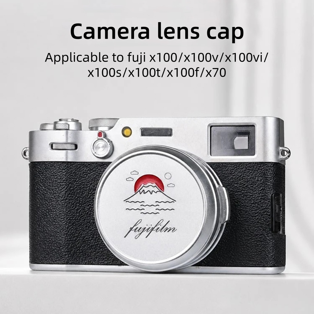 Lens Cap Vintage - Vintage Metal Lens Cap For Fujifilm