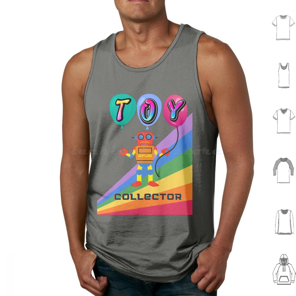 Vintage And Collectible Toys - Toy Collector Tank Tops Print Cotton