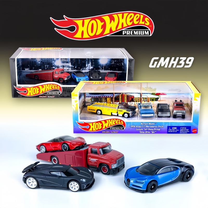 Mattel Collectible & Vintage Dolls - Original Hot Wheels Mattel Premium 4pcs