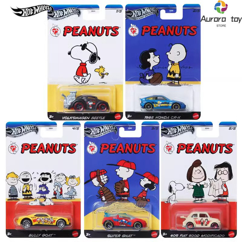 Mattel Collectible & Vintage Dolls - 1/64 Hot Wheels Car Model Snoopy
