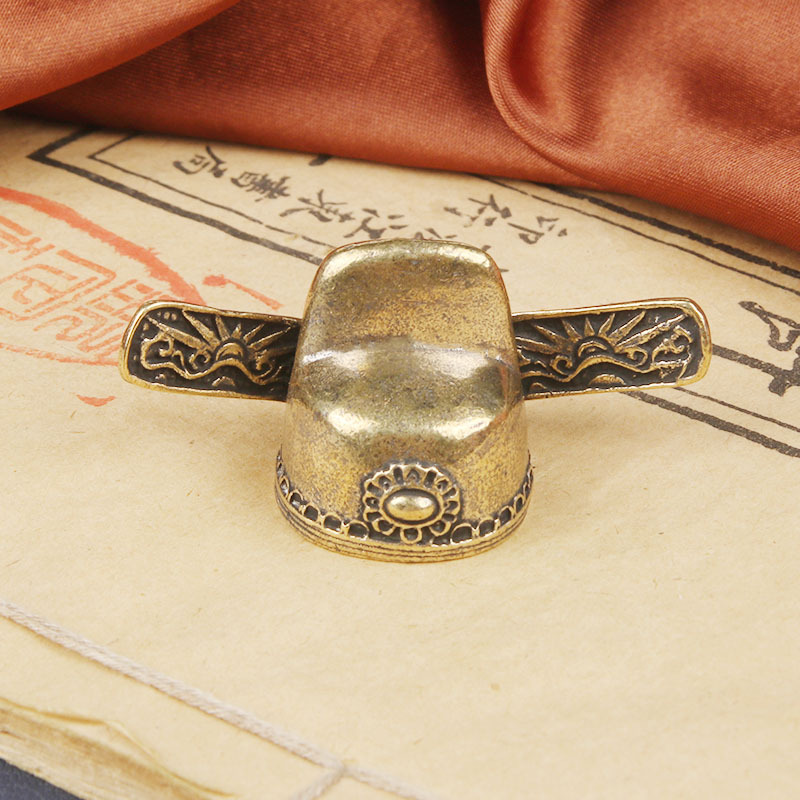 Vintage Collectible Furniture - Vintage Brass Scholar Craft Desktop Ornament