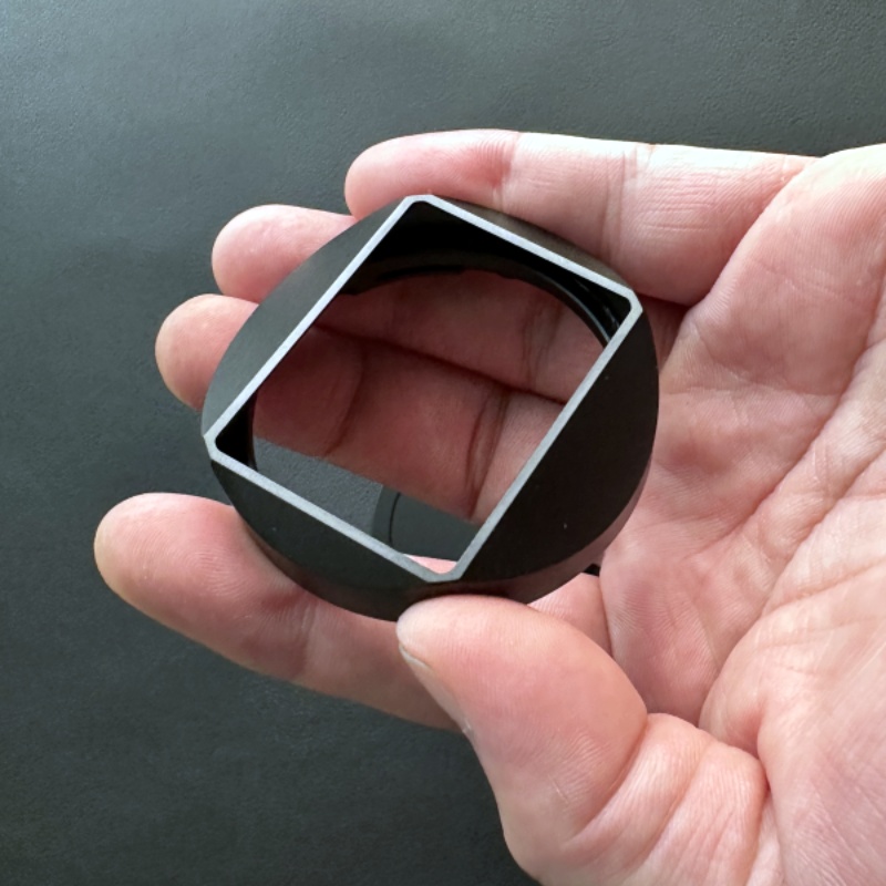 Metal Bayonet Square Lens Hood - огляд і ціна Lens Cap Vintage