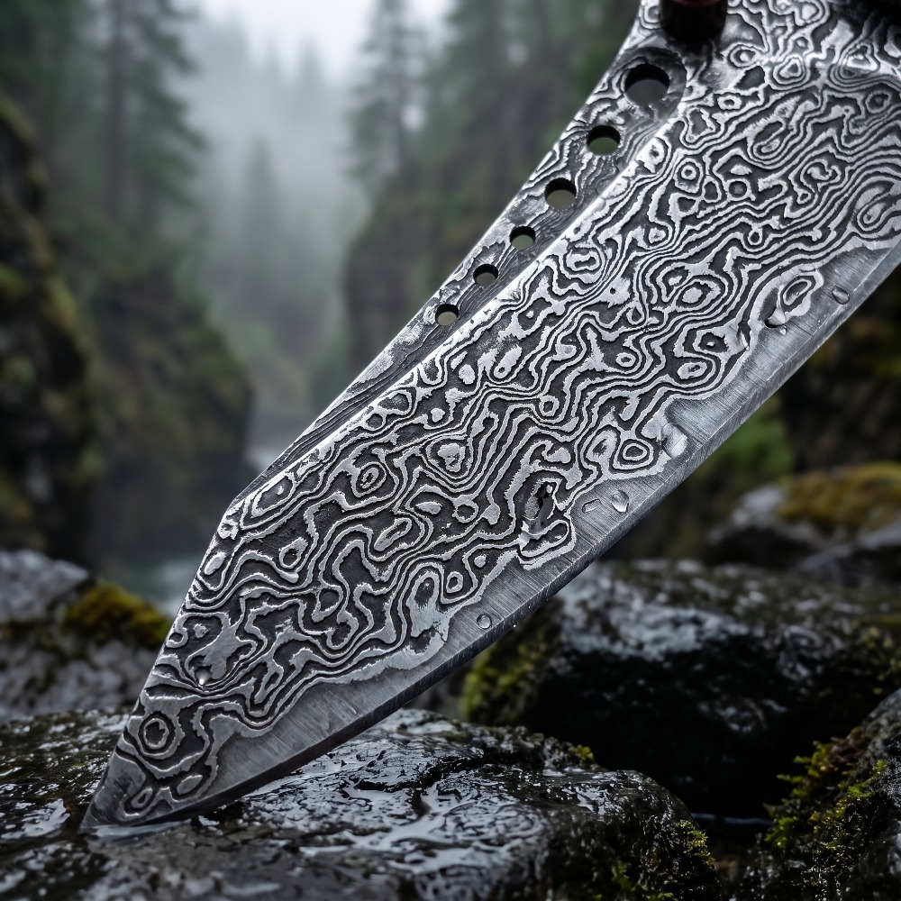 High Hardness Damascus Pattern - огляд і ціна Vintage Collectible Knife