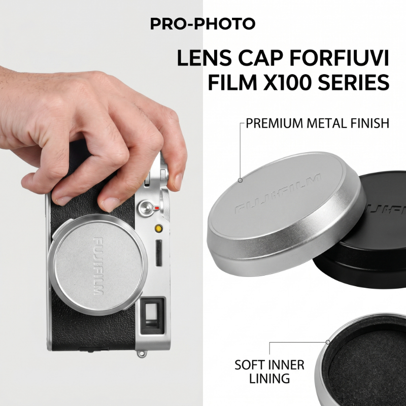 Black & Silver Camera Lens Cap - огляд і ціна Lens Cap Vintage