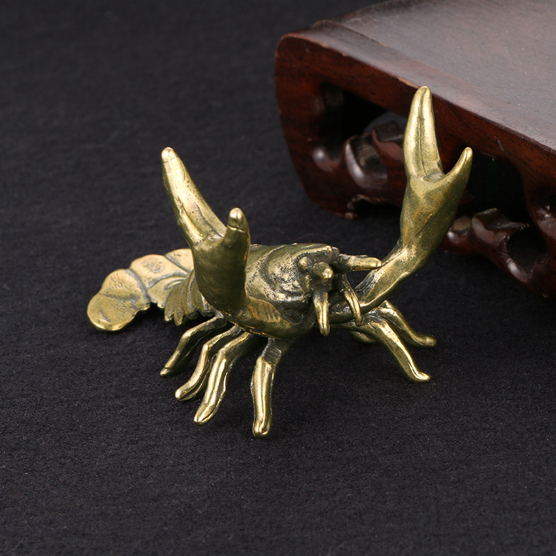 Solid Brass Crayfish Ornament  - огляд і ціна Vintage Collectible Furniture