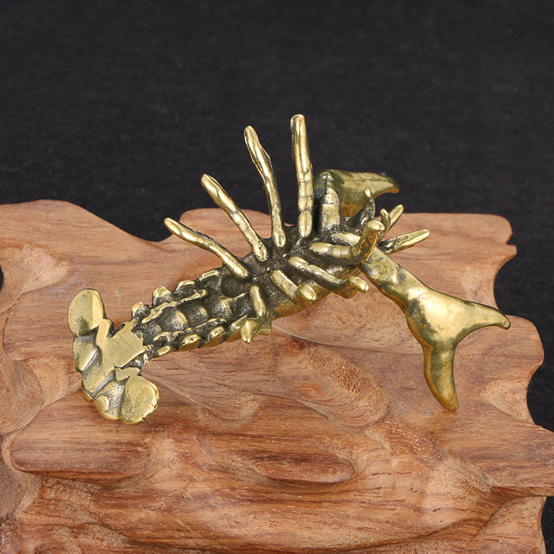 Solid Brass Crayfish Ornament  - огляд і ціна Vintage Collectible Furniture