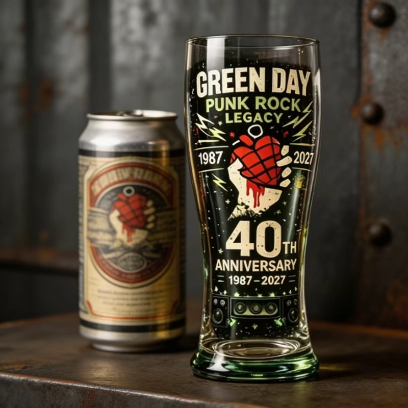 Retro Punk Rock 40 Year Commem - огляд і ціна Vintage Collectible Glass