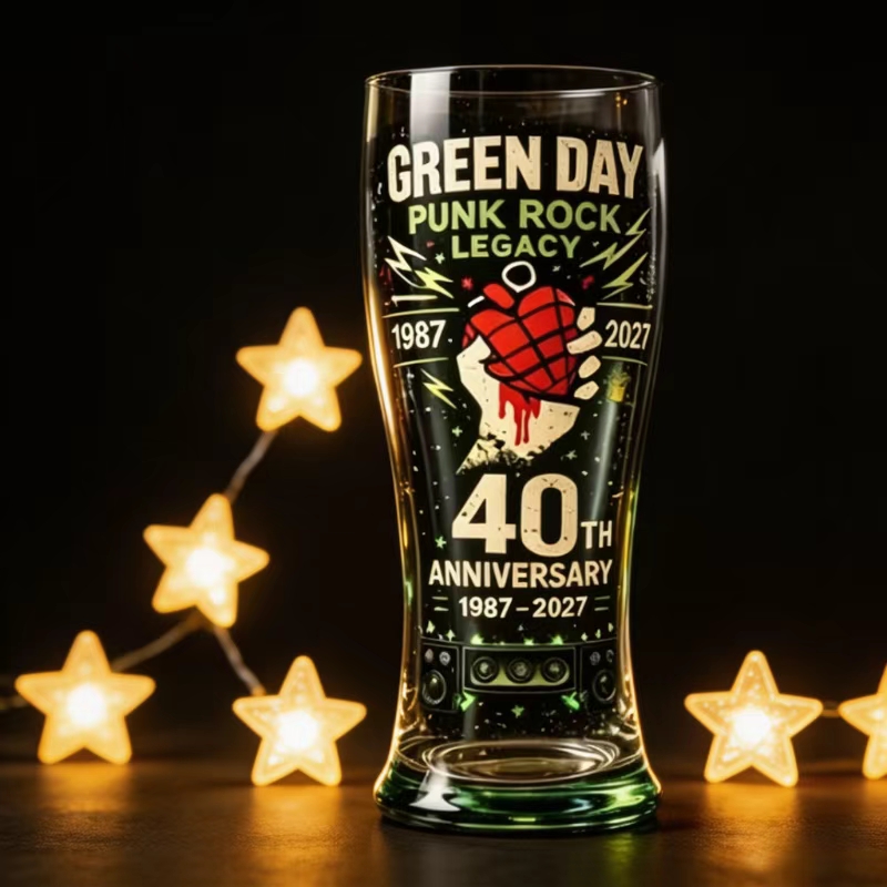 Retro Punk Rock 40 Year Commem - огляд і ціна Vintage Collectible Glass
