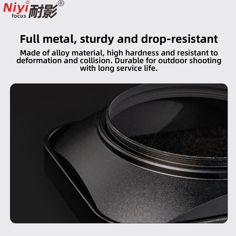 Vintage Square Metal Lens Hood - огляд і ціна Lens Cap Vintage