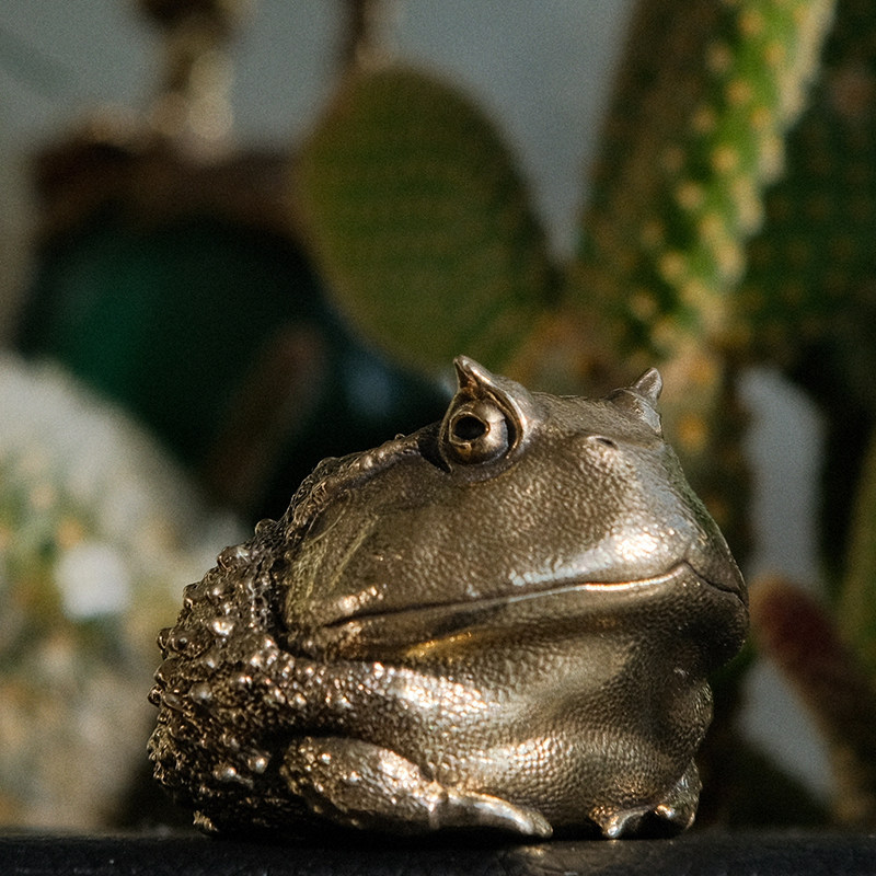 Vintage Brass Pacman Frog Orna - огляд і ціна Vintage Collectible Furniture