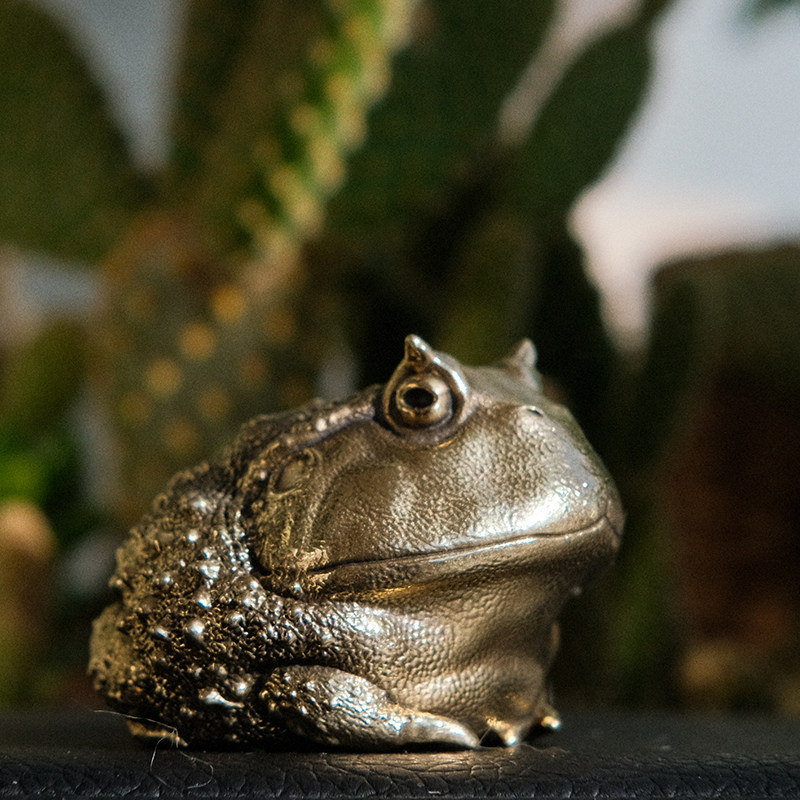 Vintage Brass Pacman Frog Orna - огляд і ціна Vintage Collectible Furniture