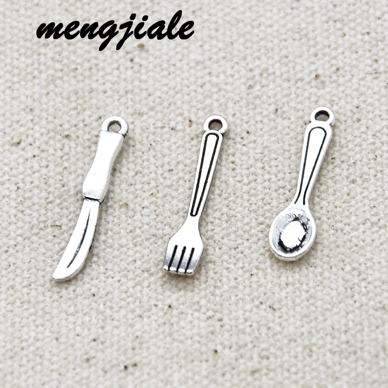 30pcs Antique Silver Cutlery C - огляд і ціна Vintage Collectible Knife