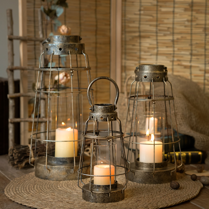European Iron & Glass Candle H - огляд і ціна Vintage Collectible Glass