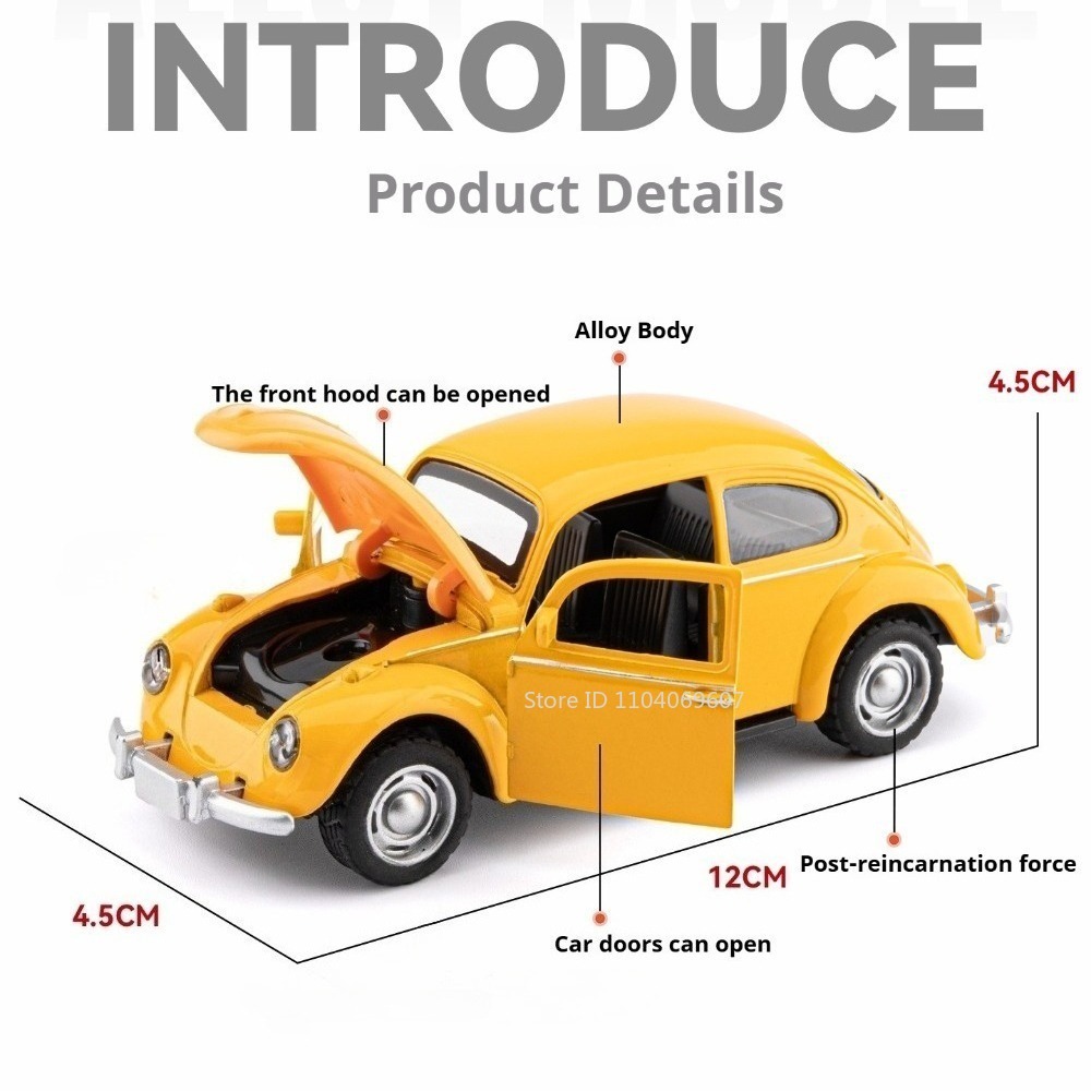 1:36 Beetle Model Toy Vintage  - огляд і ціна Vintage And Collectible Toys
