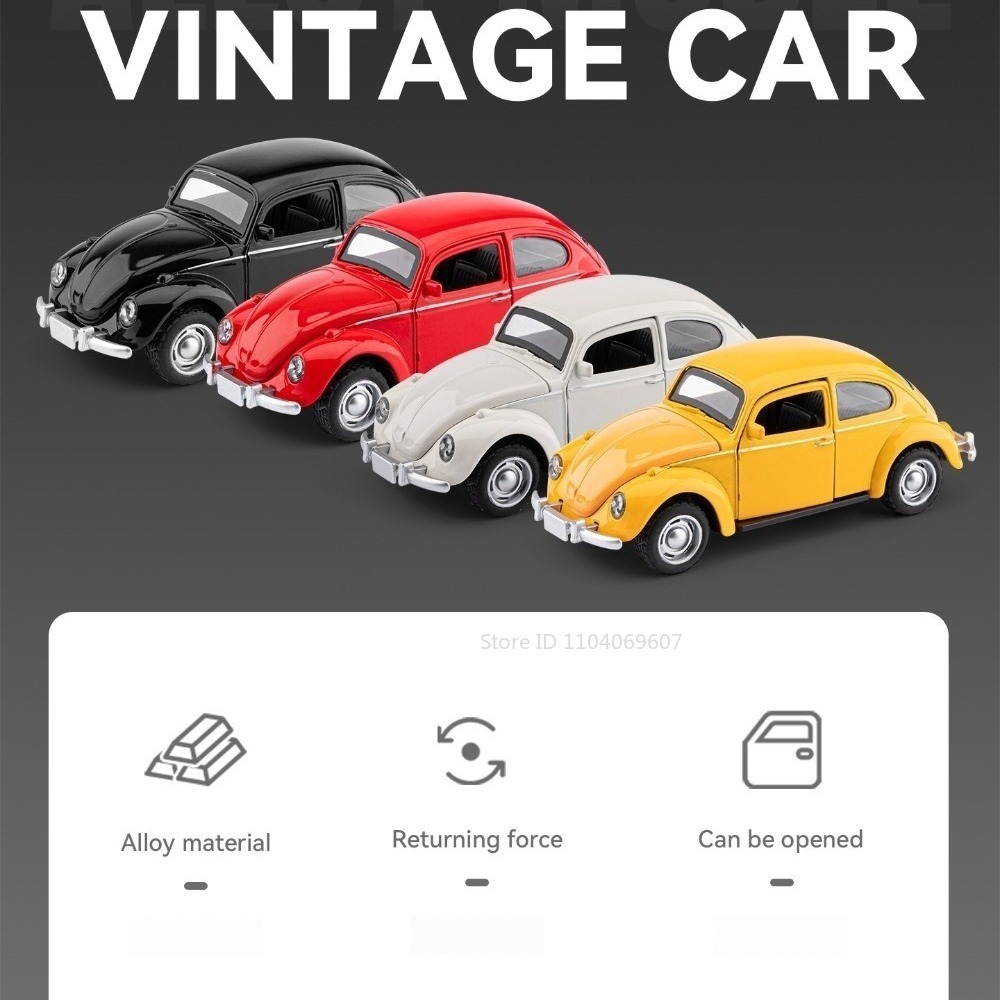 1:36 Beetle Model Toy Vintage  - огляд і ціна Vintage And Collectible Toys