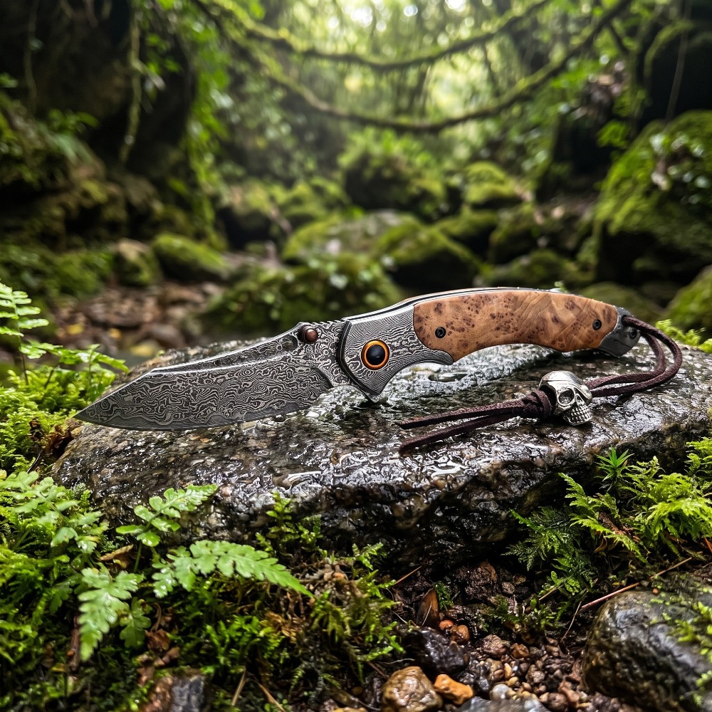 High Hardness Damascus Pattern - огляд і ціна Vintage Collectible Knife