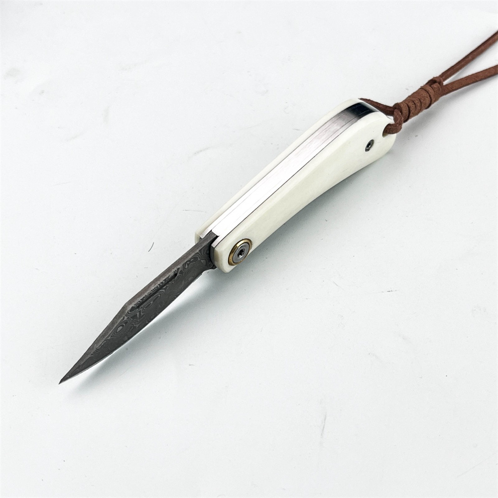 Vintage Damascus Folding EDC P - огляд і ціна Vintage Collectible Knife