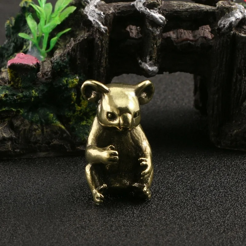 Vintage Brass Cute Koala Minia - огляд і ціна Vintage Collectible Furniture