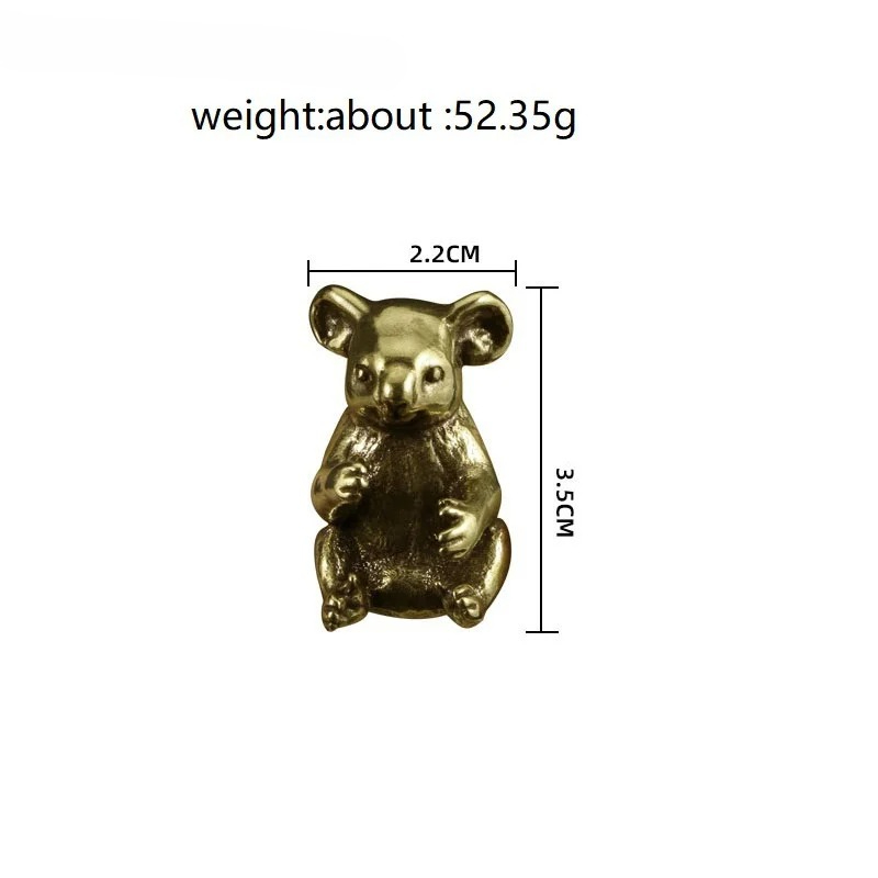 Vintage Brass Cute Koala Minia - огляд і ціна Vintage Collectible Furniture