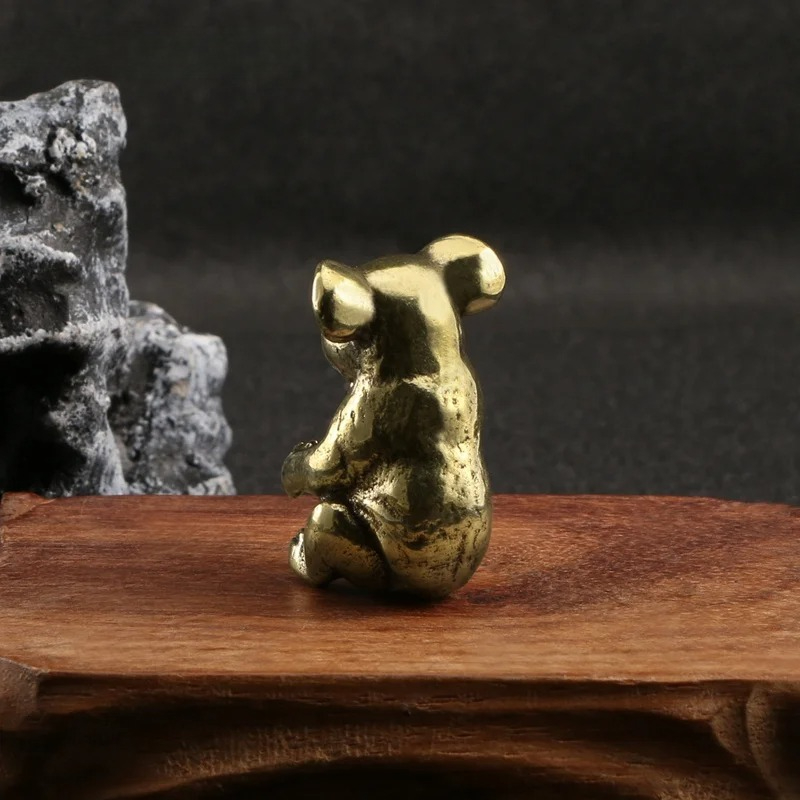 Vintage Brass Cute Koala Minia - огляд і ціна Vintage Collectible Furniture